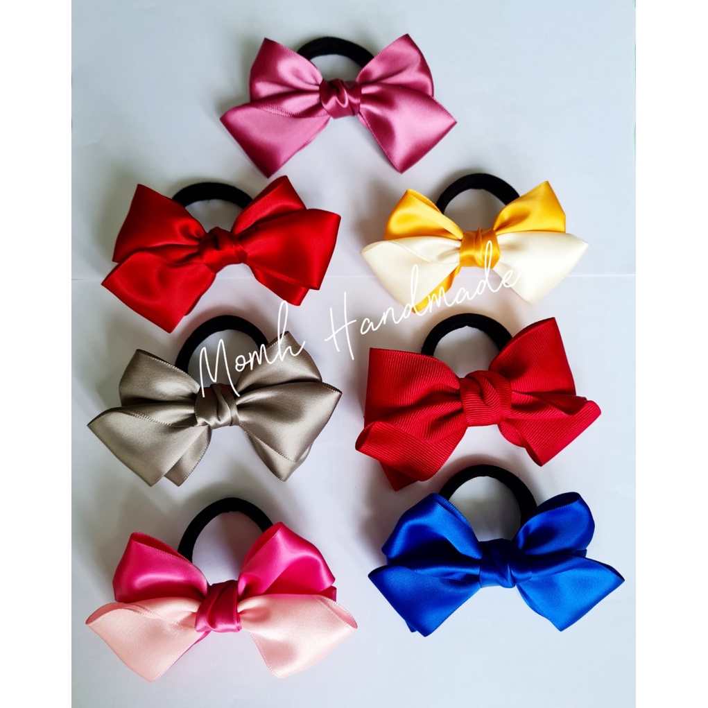 Dây cột tóc nữ vải handmade đính nơ, kết hoa, nhiều mẫu đẹp - Goss VIệt