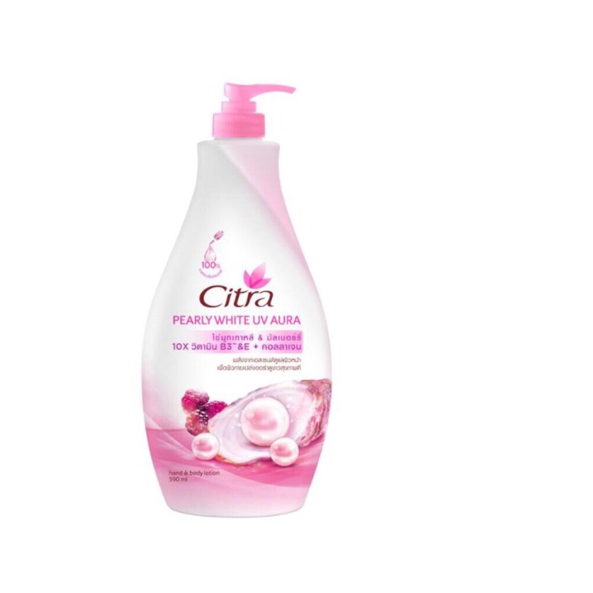 Citra Pinkish Glow UV Aura sữa dưỡng thể trắŉg da chốnǥ nắng Thái Lan