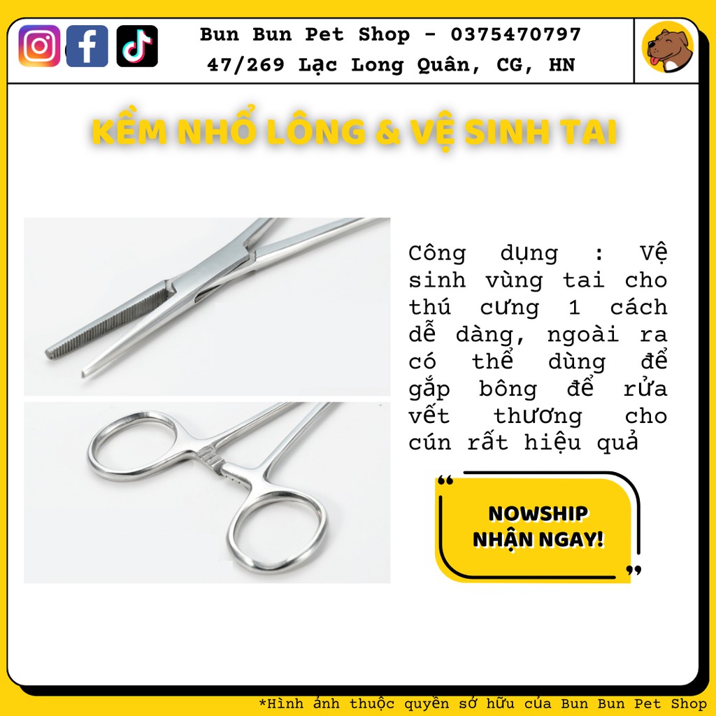 Kềm nhổ lông tai và vệ sinh tai