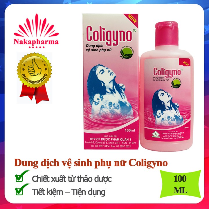 Dung dịch vệ sinh Coligyno | Chiết xuất từ thảo dược | Tiết kiệm, tiện dụng