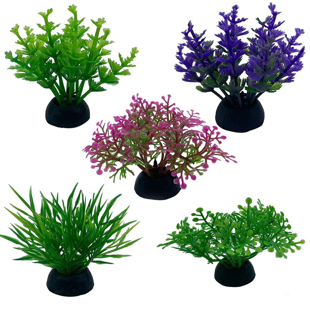 Cỏ bằng nhựa trang trí hồ cá