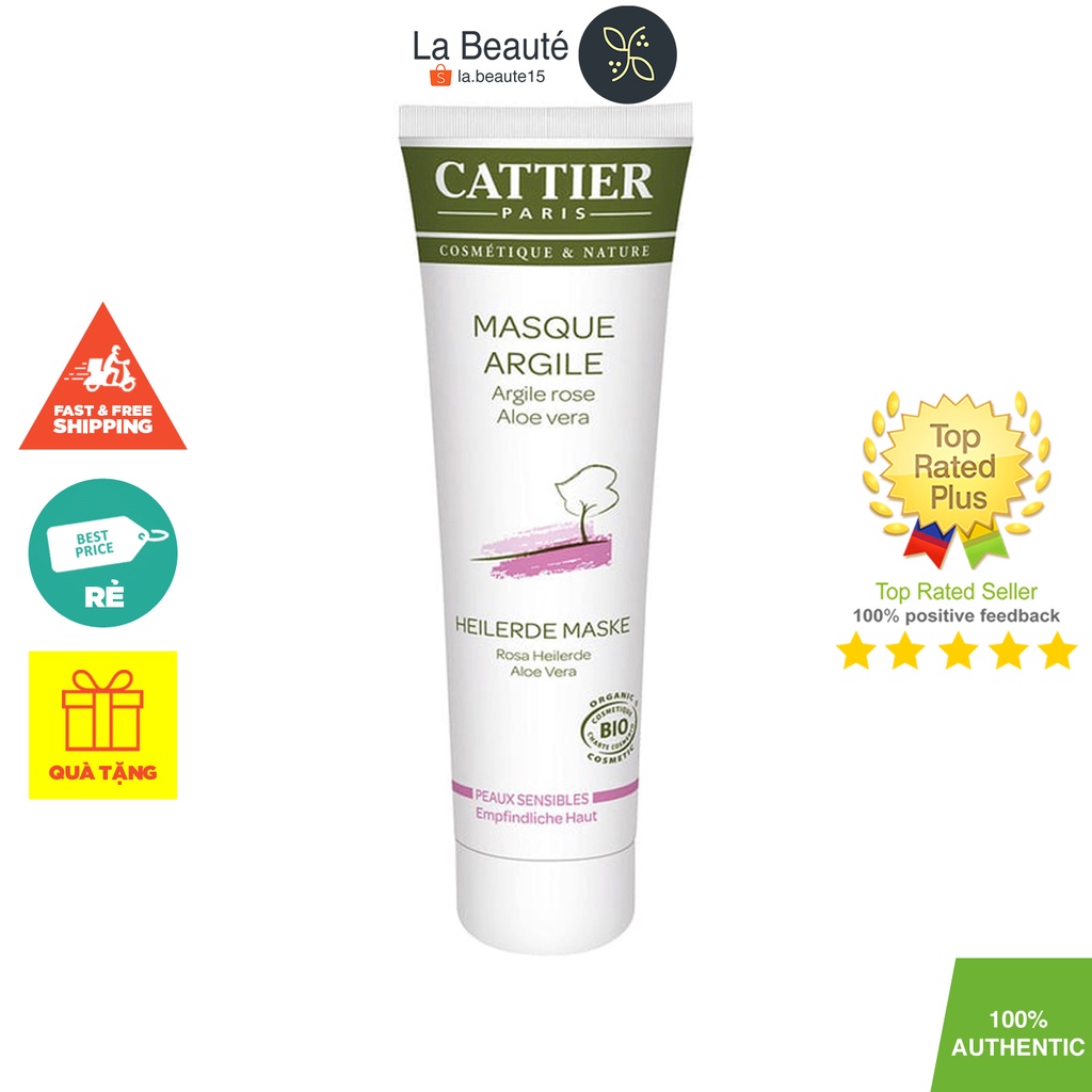 Cattier Masque Argile - Mặt Nạ Đất Sét 100ml