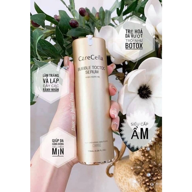 Tinh chất kem dưỡng da, xóa nhăn CareCella Bubble TocToc Serum 120ml