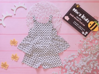 Bộ 2 dây bé gái NY Trắng