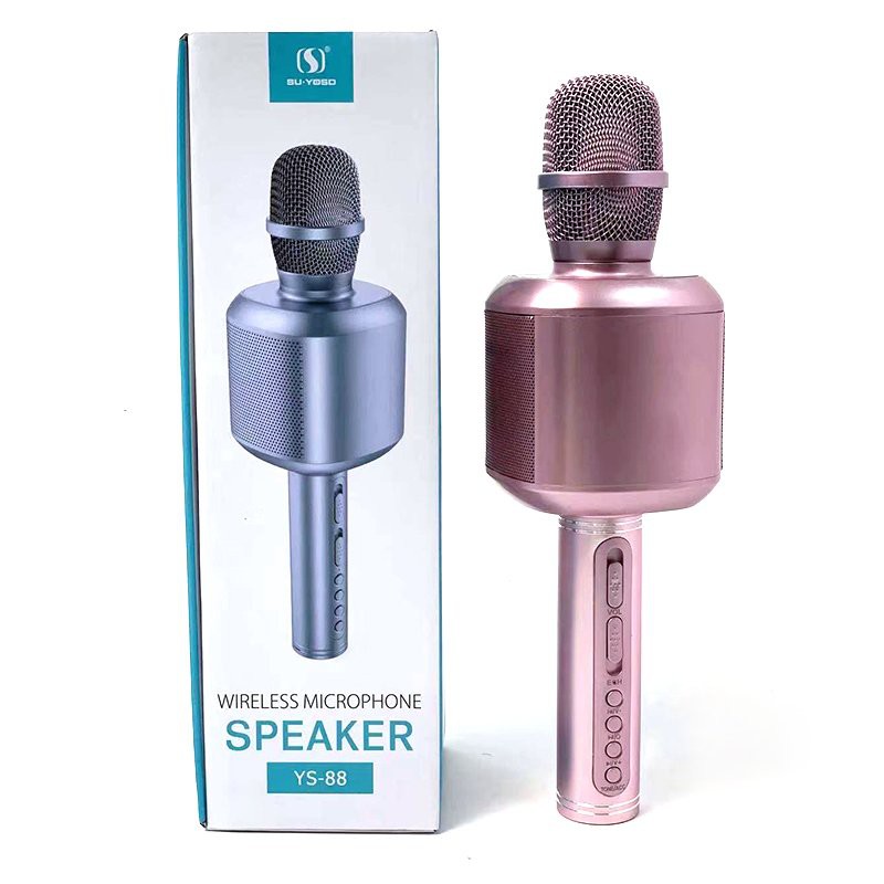 Micro karaoke bluetooth YS 88 89 Micro kiêm loa karaoke SU YOSD - Chỉnh echo ngay trên mic - Tích hợp thay đổi giọng nói