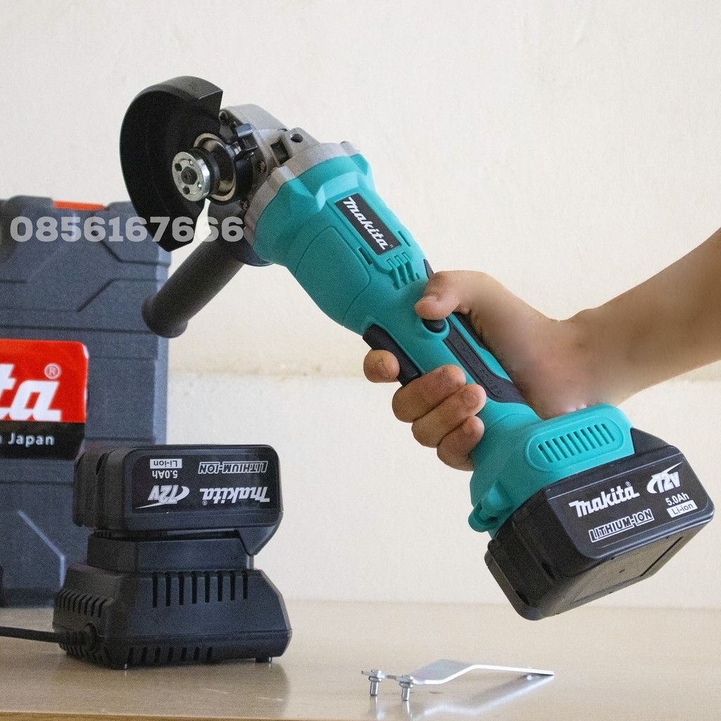 Máy Mài GÓc Dùng Pin MAKITA 72V Công tắc bóp - Không than - Máy cắt sắt