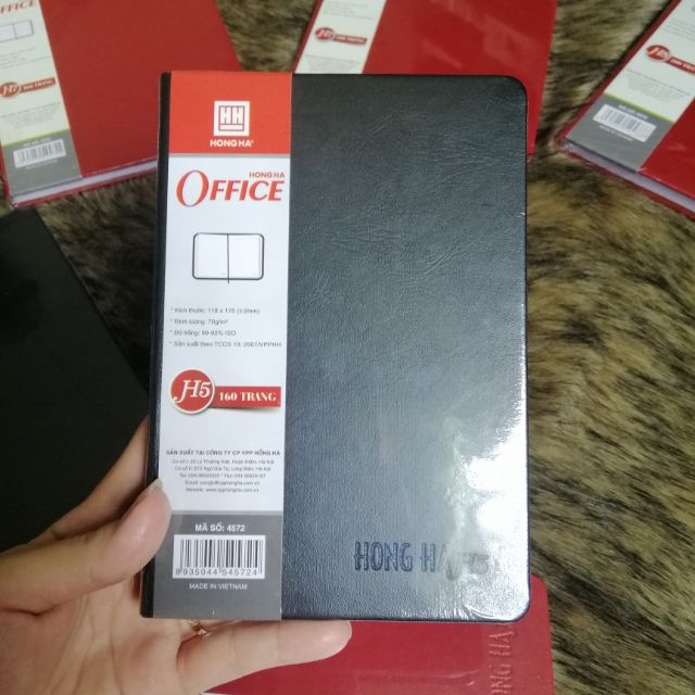 SỔ DA HỒNG HÀ OFFICE H5
