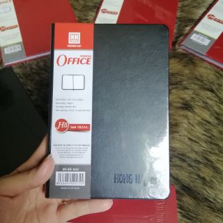 Sổ da hồng hà office h5