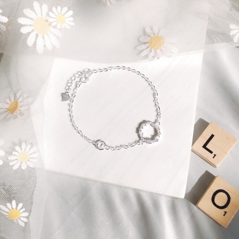 Lắc tay bạc nữ huyền thoại biển xanh chất liệu bạc S925 thời trang phụ kiện trang sức nữ