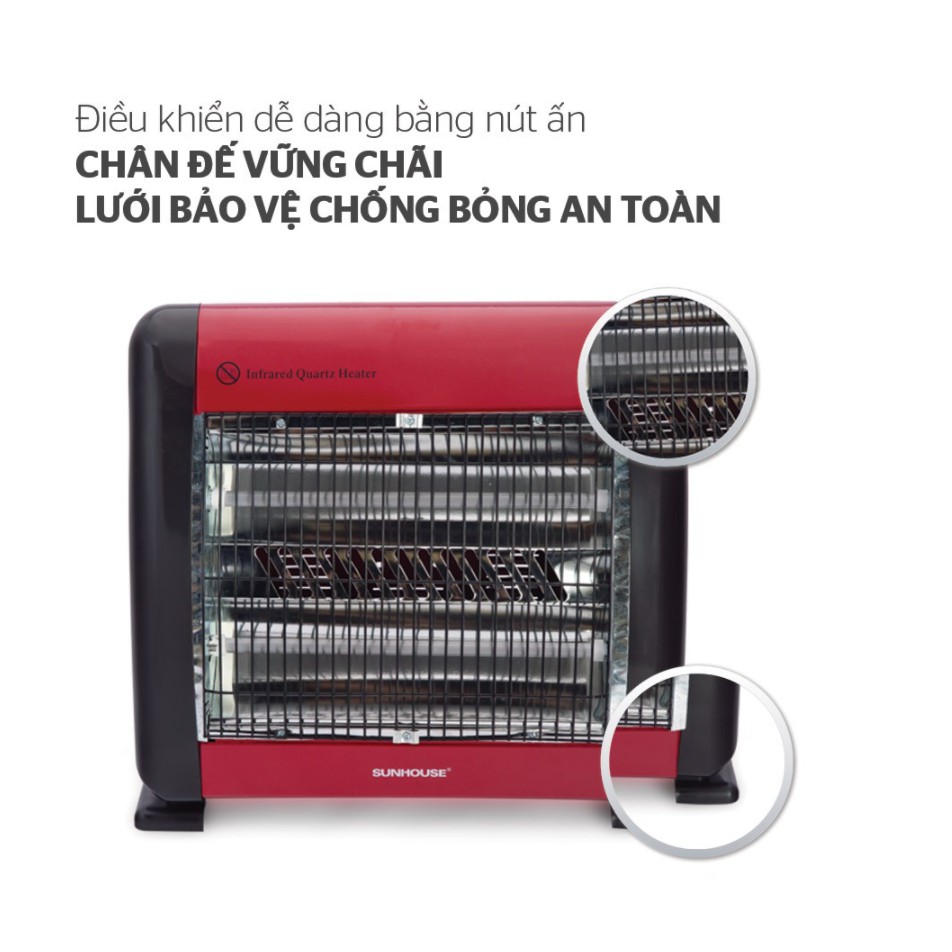 Sưởi điện hồng ngoại SUNHOUSE SHD7013