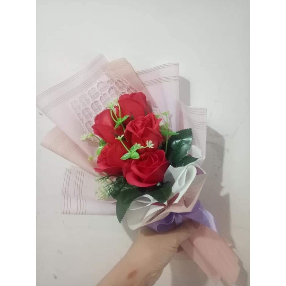 BÓ HOA SÁP 5 BÔNG THEO YÊU CẦU GIÁ SỈ