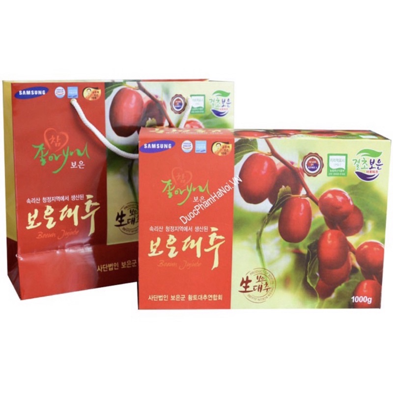 Táo đỏ Hàn Quốc sấy khô loại 1