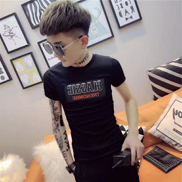 Áo thun nam tay ngắn in CLASSIC áo thun teen nam nữ hot | BigBuy360 - bigbuy360.vn