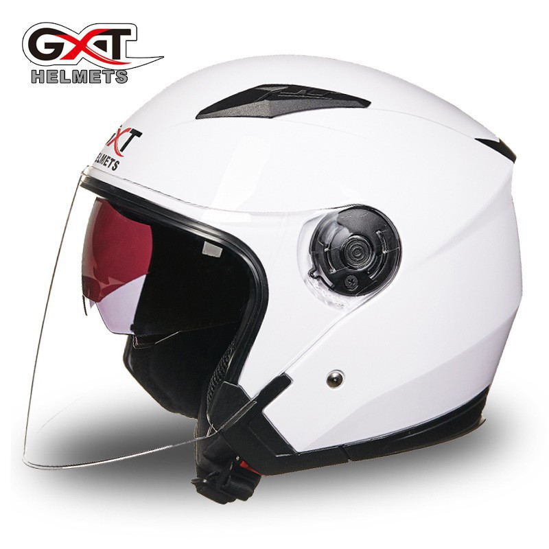 GXT 512 MŨ GXT 3/4 2 KÍNH - Trắng bóng