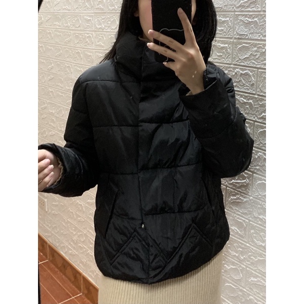 Áo phao đen thanh lý