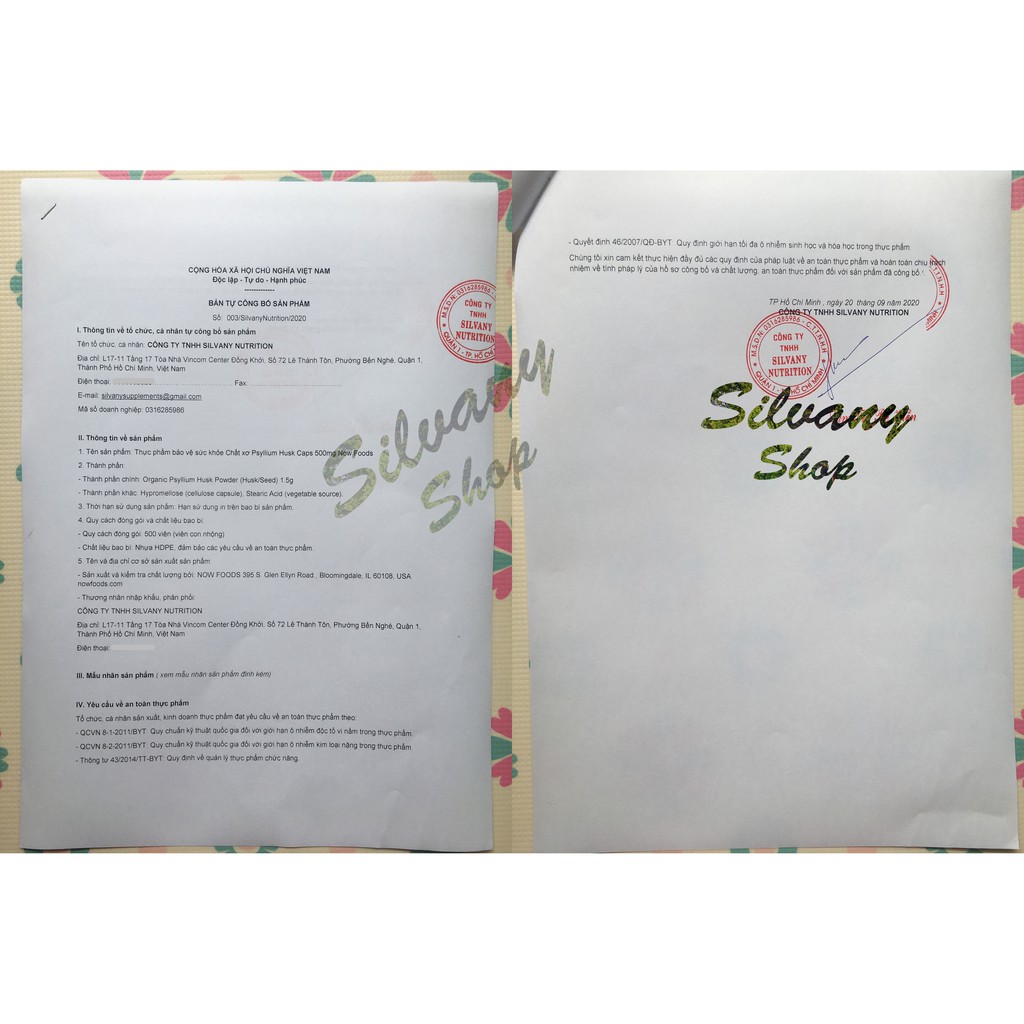 Bột Vỏ Hạt Mã Đề Psyllium Husk Caps Now Foods - Bổ Sung Chất Xơ - Dạng Viên - 500 viên | Thế Giới Skin Care