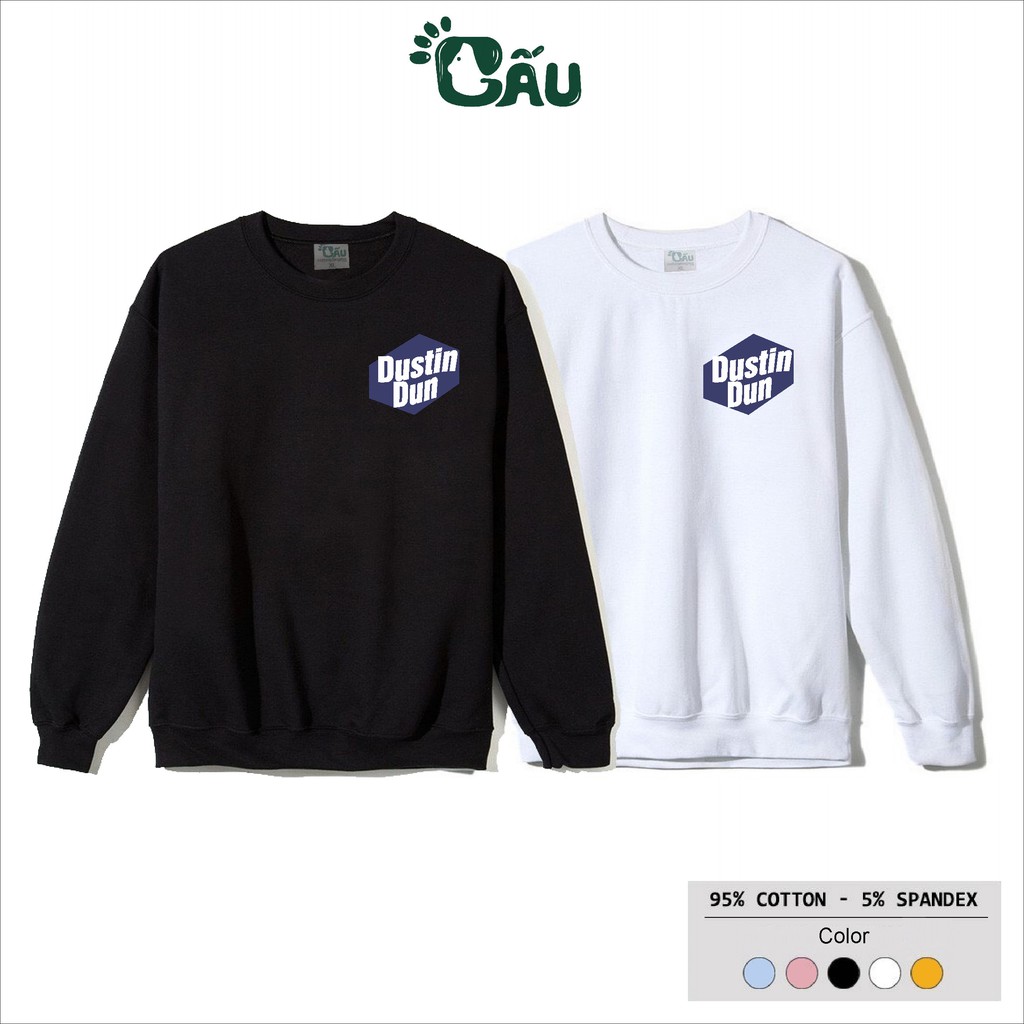 Áo sweater GẤU 194 vải thu đông co dãn, dày dặn mềm mịn form rộng phong cách Unisex - DUSTIN DUN | BigBuy360 - bigbuy360.vn