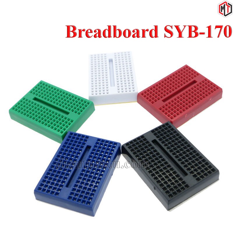 Breadboard SYB-170 Cắm Linh Kiện 170 Lỗ -  (Board test, cắm linh kiện )