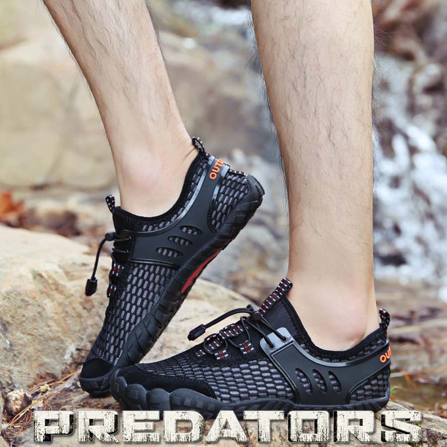 GIÀY ĐI PHƯỢT 🔥 MÀU ĐEN_TREKKING 🔥 LEO NÚI_LỘI SUỐI_TẬP GYM_YOGA 🔥 ĐẾ CAO SU_VẢI LƯỚI MESH | BigBuy360 - bigbuy360.vn