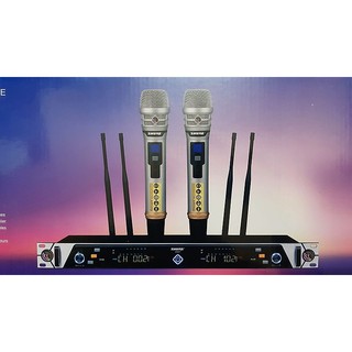 Micro không dây ugx21 loại 1, 4 anten thu sóng - micro karaoke ugx21, micro sân khấu sự kiện
