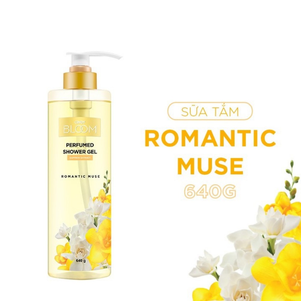 Sữa Tắm Nước Hoa Cindy Bloom Romantic Muse 640g