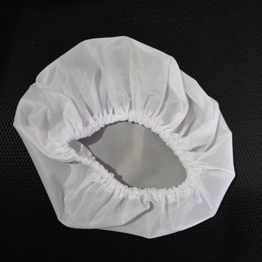 Nón lưới vải trùm tóc màu trắng giặt và sử dụng được nhiều lần