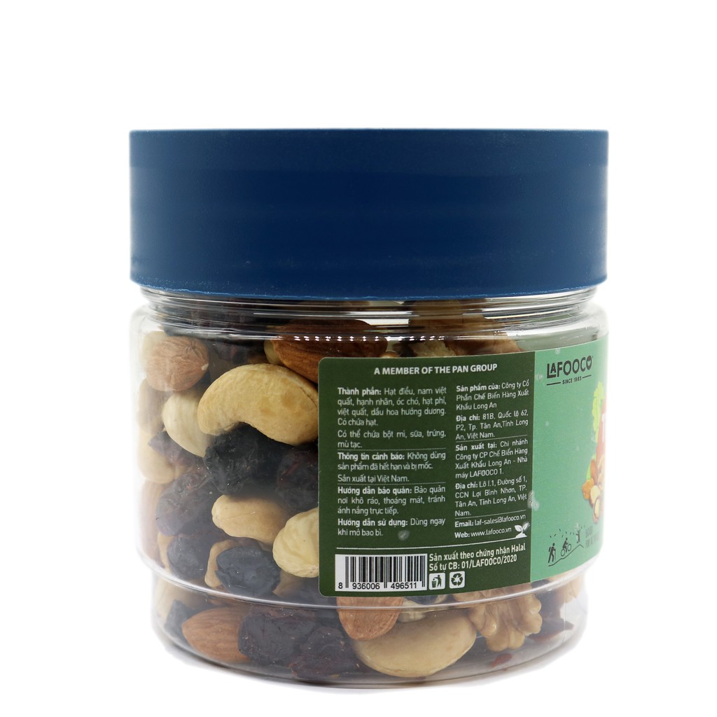 Trail mix LAFOOCO 200g Hạt hỗn hợp và quả mọng