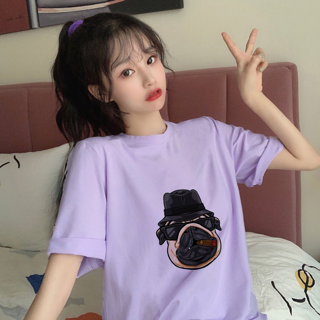 Áo Thun Tay Lỡ Nam Nữ Unisex In Hình Pug Xiga Cá Tính - ATIN14 (nhiều màu) | BigBuy360 - bigbuy360.vn