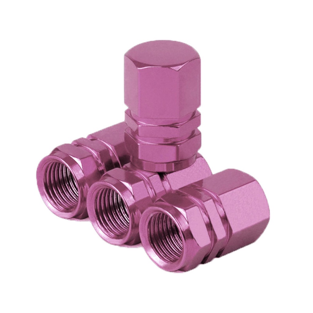 Nắp Van Bánh Xe Hơi/Xe Máy Điện E3W2 Thiết Kế Hình Lục Giác Nhiều Màu Sắc