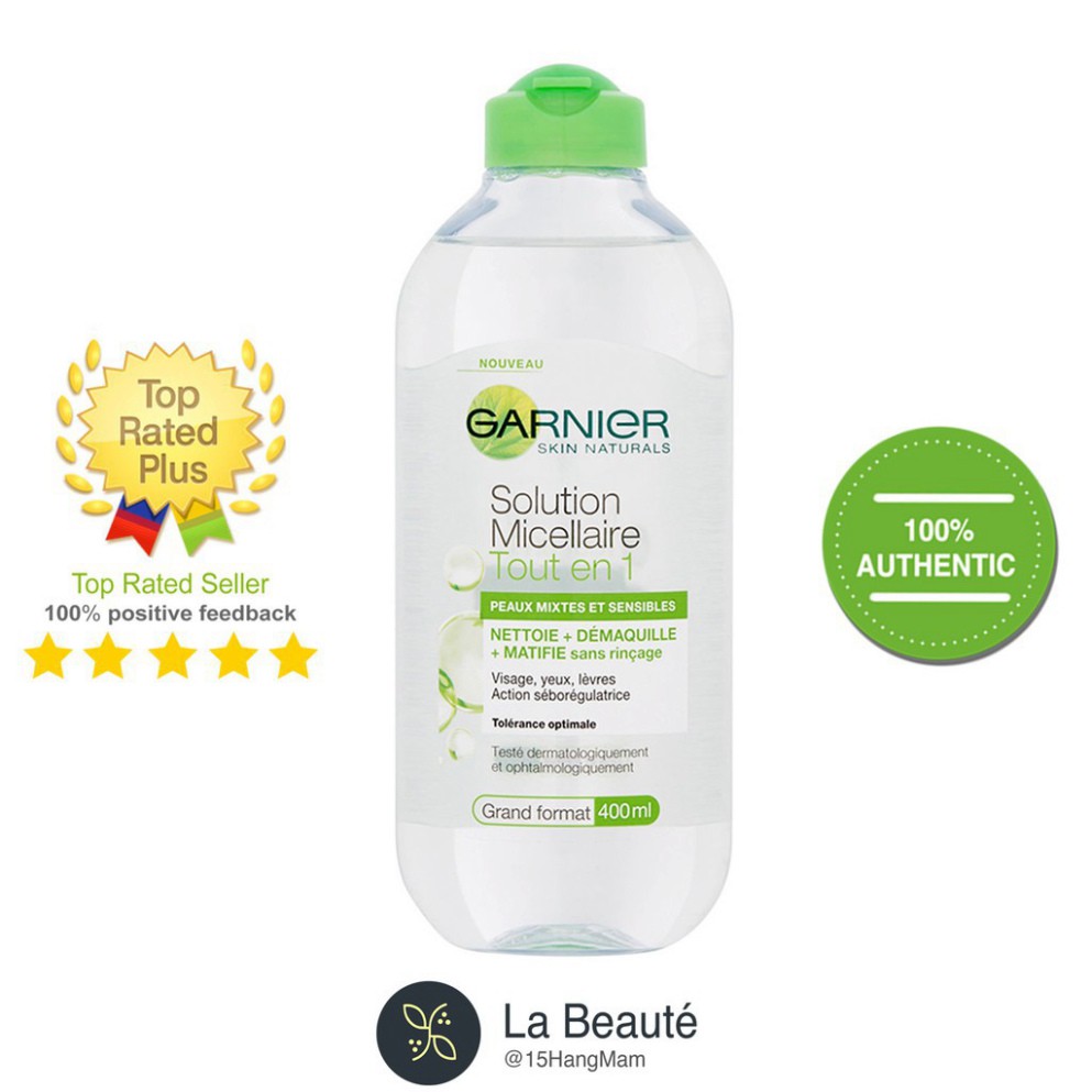 Garnier Skin Active Solution Micellaire Tout en 1 - Nước Tẩy Đủ Loại 125ml-400ml