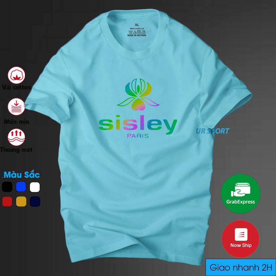 Áo thun nam cổ tròn Sisley phản quang 7 màu cách năng động tính lịch lãm