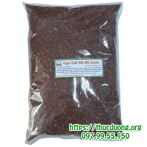 Gạo lứt đỏ Bà Loan túi 2,5kg