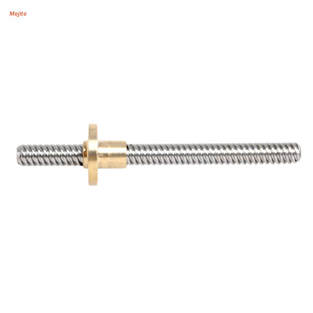 Bộ Thanh Chì 8mm Acme Bằng Thép Không Gỉ + Đai Ốc T8 Cho Máy In 3d