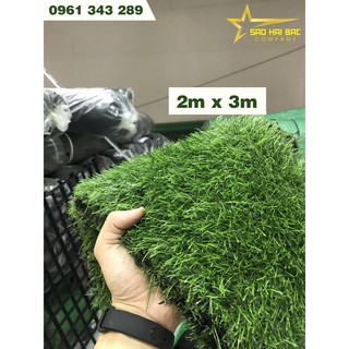 Cỏ nhân tạo mảnh 2m x 3m