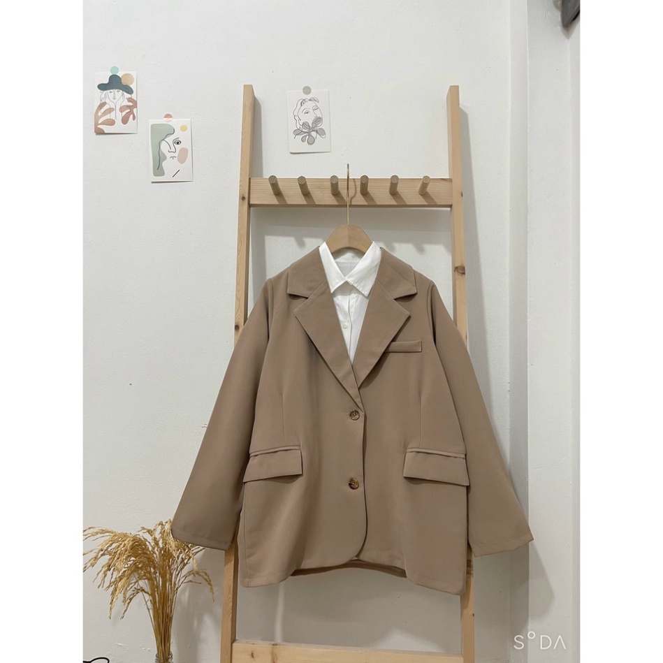 [Ảnh thật/Video Áo Blazer 2 lớp 4 cúc mẫu mới Áo vest nữ khoác ngoài xmin | BigBuy360 - bigbuy360.vn
