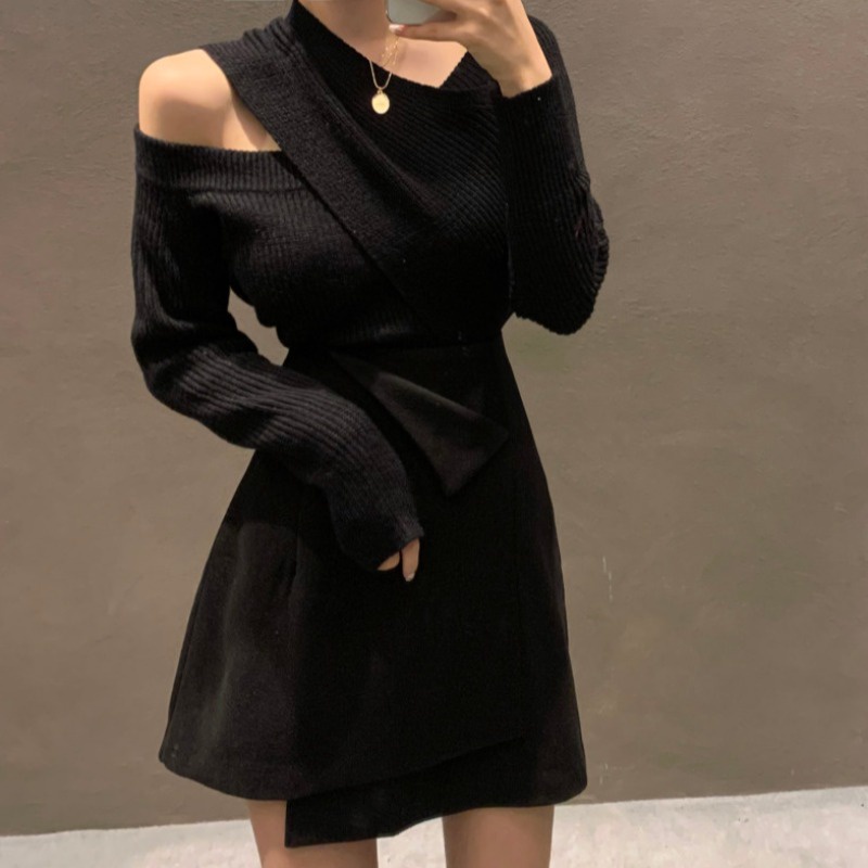 ÁO LEN LẸCH VAI PHONG CÁCH RETRO