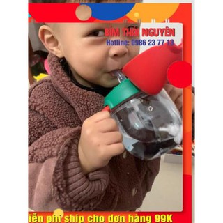 BÌNH TẬP UỐNG NƯỚC CHO BÉ (Có Chống sặc, có dây đeo)