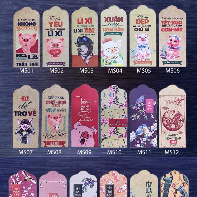 Bán sỉ Lì Xì từ 100 bao