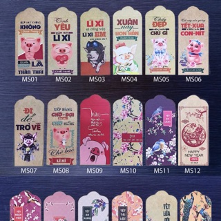 Bán sỉ lì xì từ 100 bao