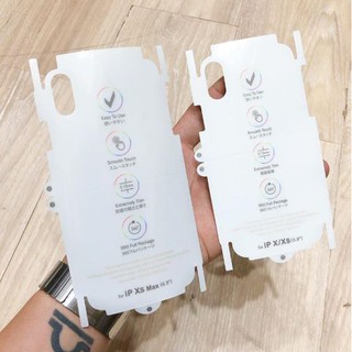 Miếng dán ppf full mặt sau cho iphone xs max