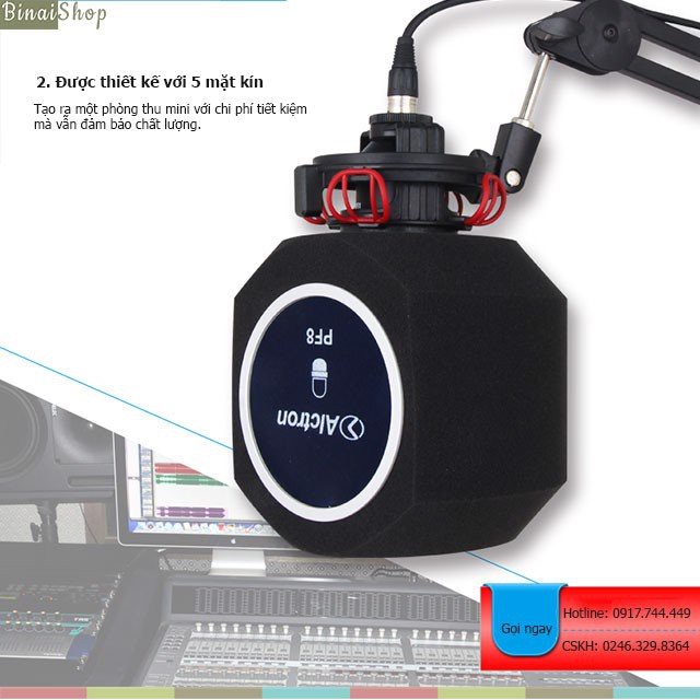 Alctron PF8 - Màn Chắn Lọc Âm Cho Phòng Thu Nhỏ