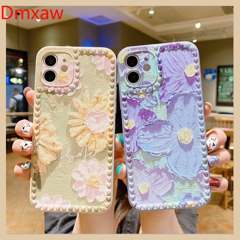 Ốp điện thoại họa tiết tranh sơn dầu thích hợp cho Iphone 12 Pro 12 Mini 11 11 Pro Max Xr Xs Max 7 8 Plus X Se 2020