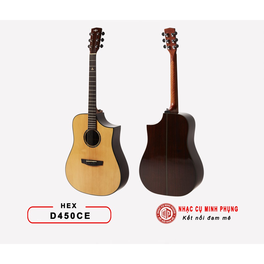 Đàn Guitar Acoustic HEX D450CE