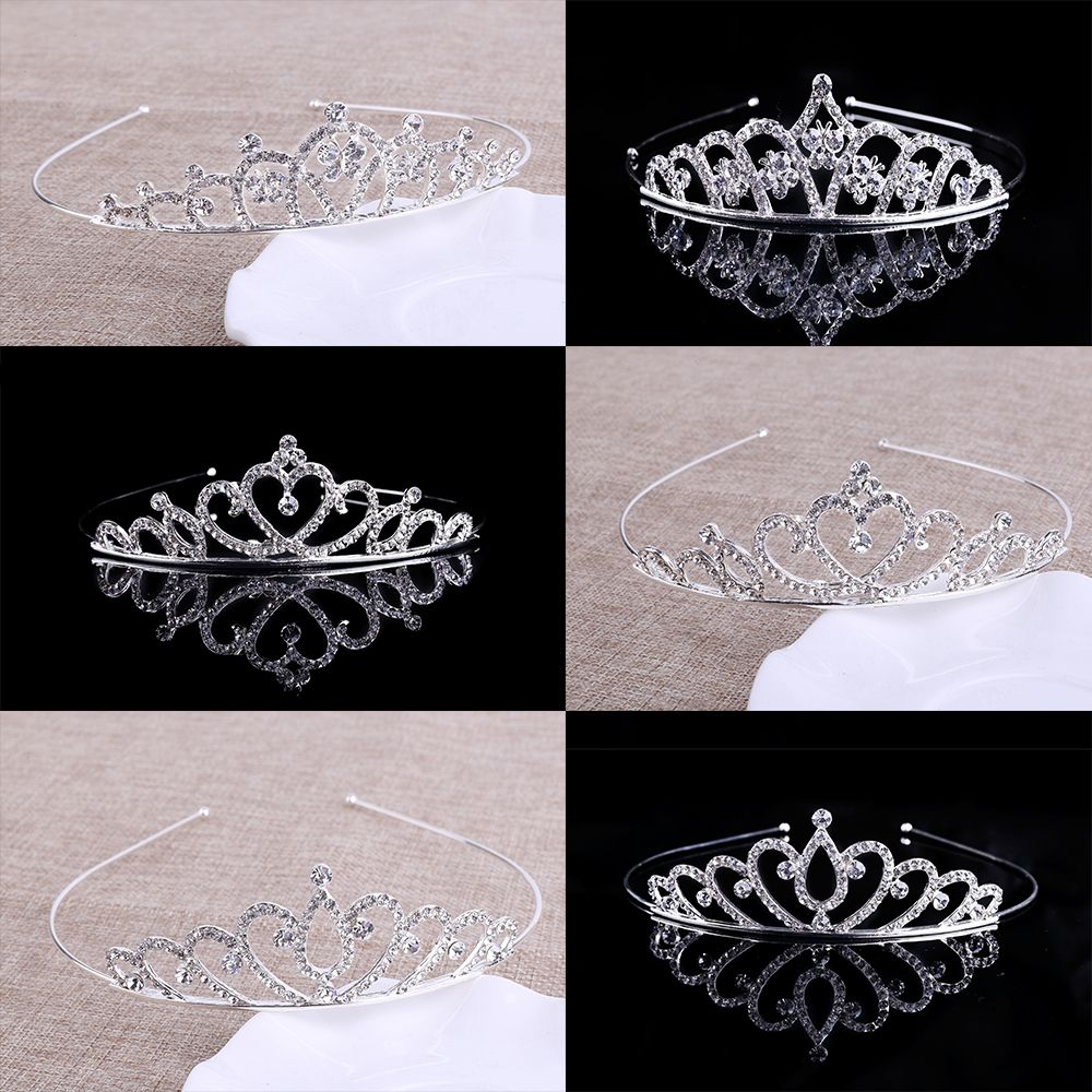 Crystal Rhinestone Crown Headband Stunning Bridal Wedding Jewelry Tiaras Crowns Headbands Hair Headband