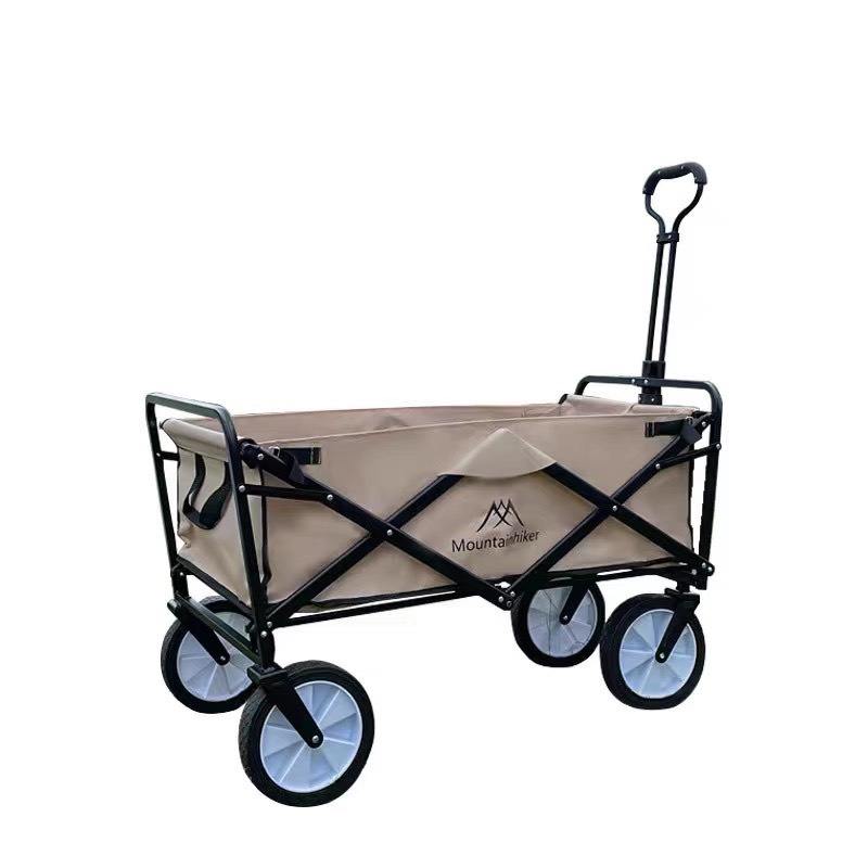 Xe kéo, xe đẩy gấp gọn dã ngoại Moutainhiker chính hãng nhập khẩu cao cấp, tải trọng 90kg và có túi đựng