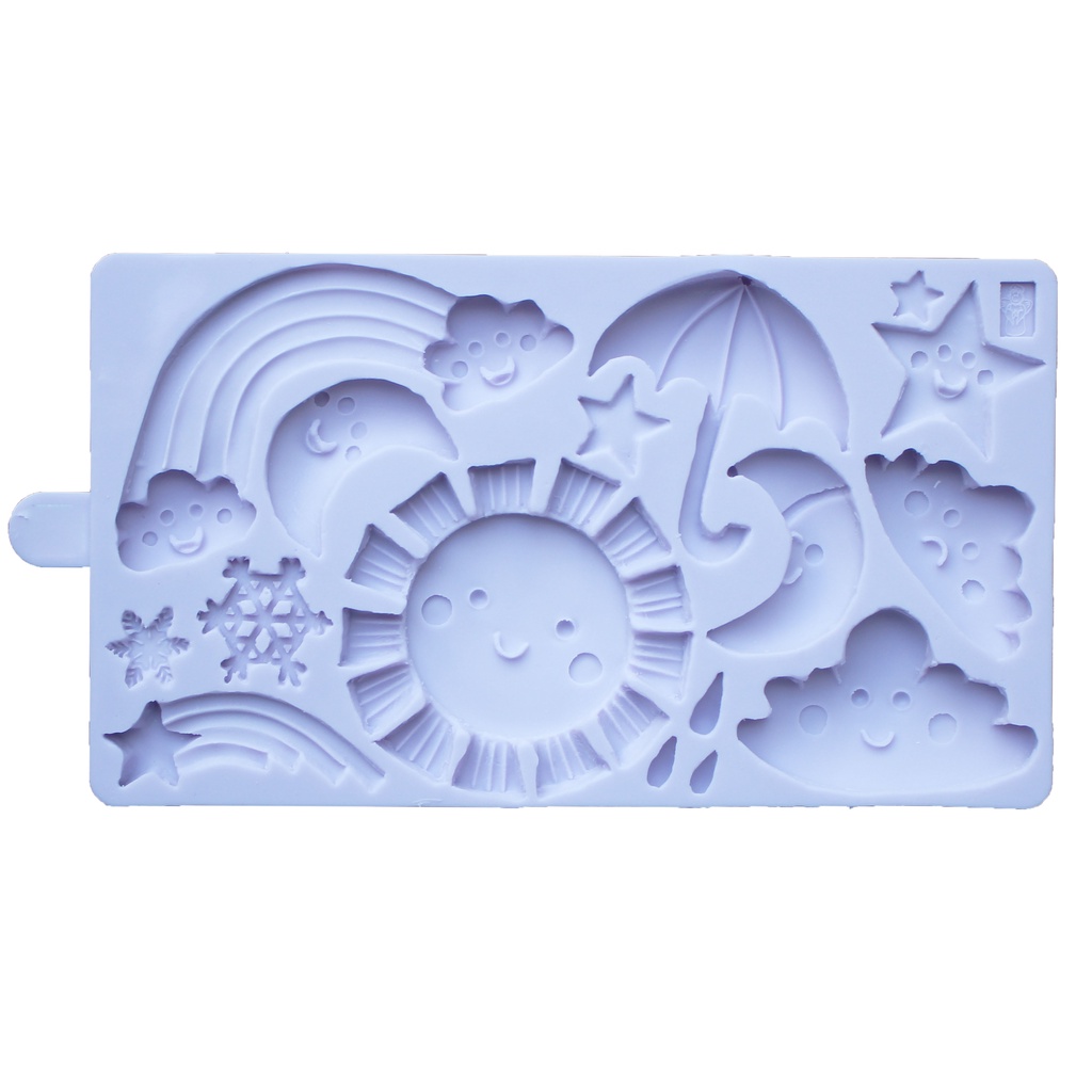 Khuôn Silicone Làm Bánh Tạo Hình Thời Tiết Độc Đáo