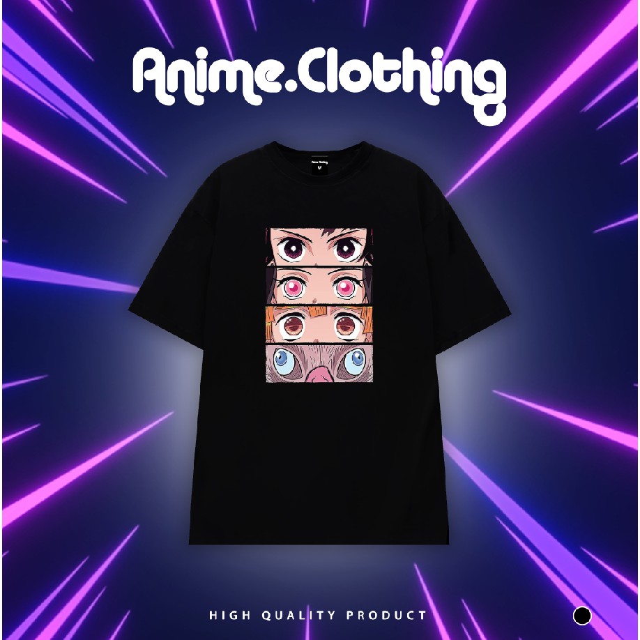 Áo Phông Demon Eyes Form ShirtPunch Chất Liệu Cotton 100% Phong Cách Hoạt Hình Nhật Bản Anime | BigBuy360 - bigbuy360.vn