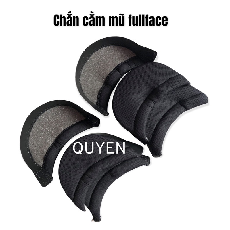 Miếng che cằm mũ bảo hiểm fullface, lót cằm cản gió từ phía dưới, chống gió chống bụi hiệu quả