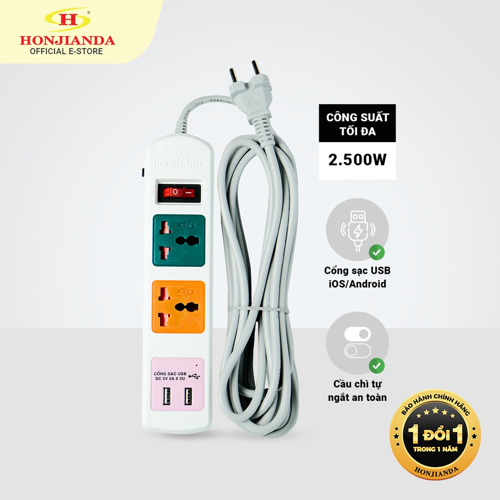 Ổ CẮM ĐIỆN HONJIANDA HJD-0533B