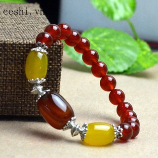 Transfer Beads Natural Onyx Bracelet Tibetan Style Gemstone Fashion Gemstone Multicolor Bracelet Agate Jewelry